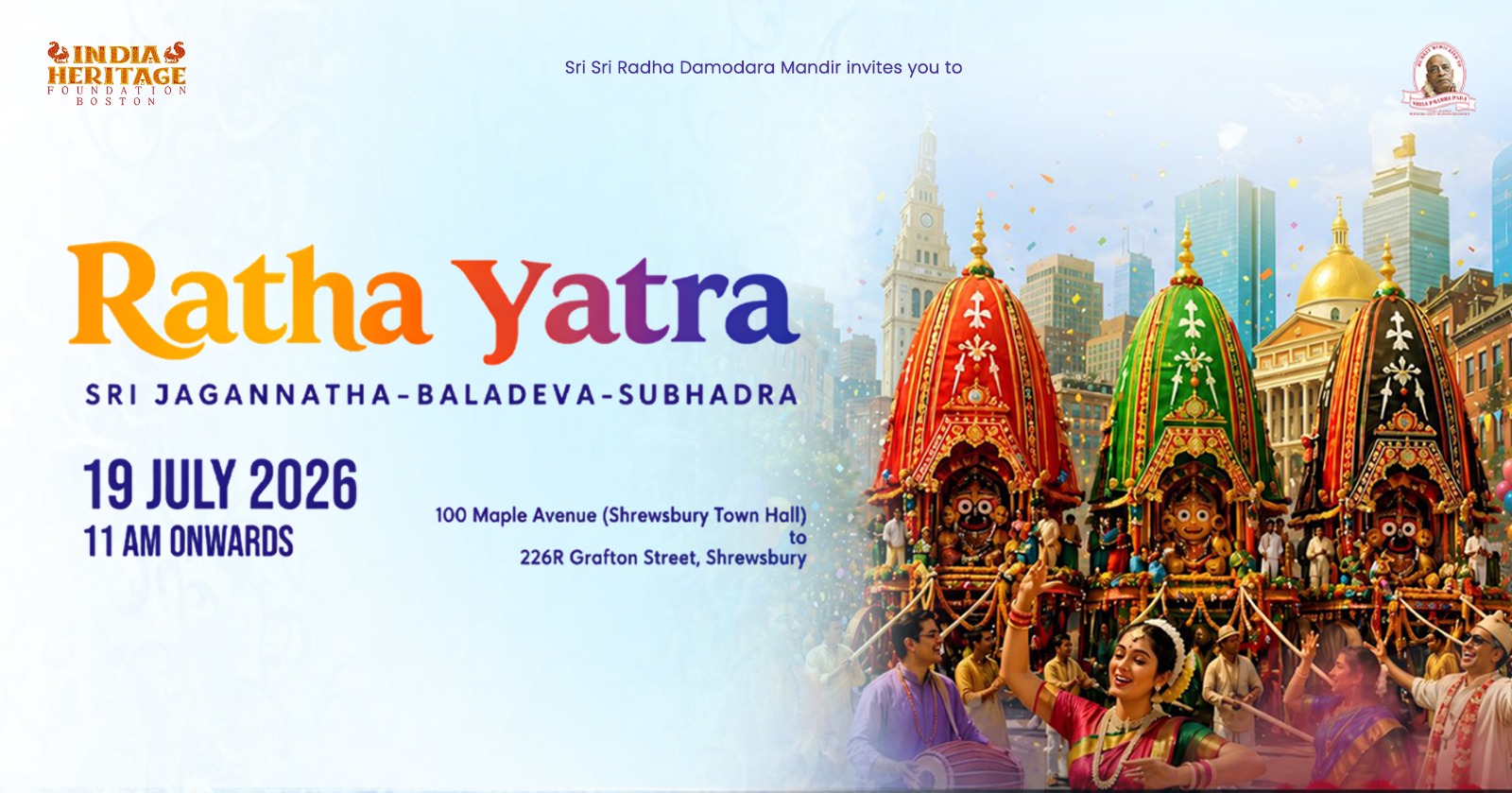 Radha Damodar Festival 2026 – Programme